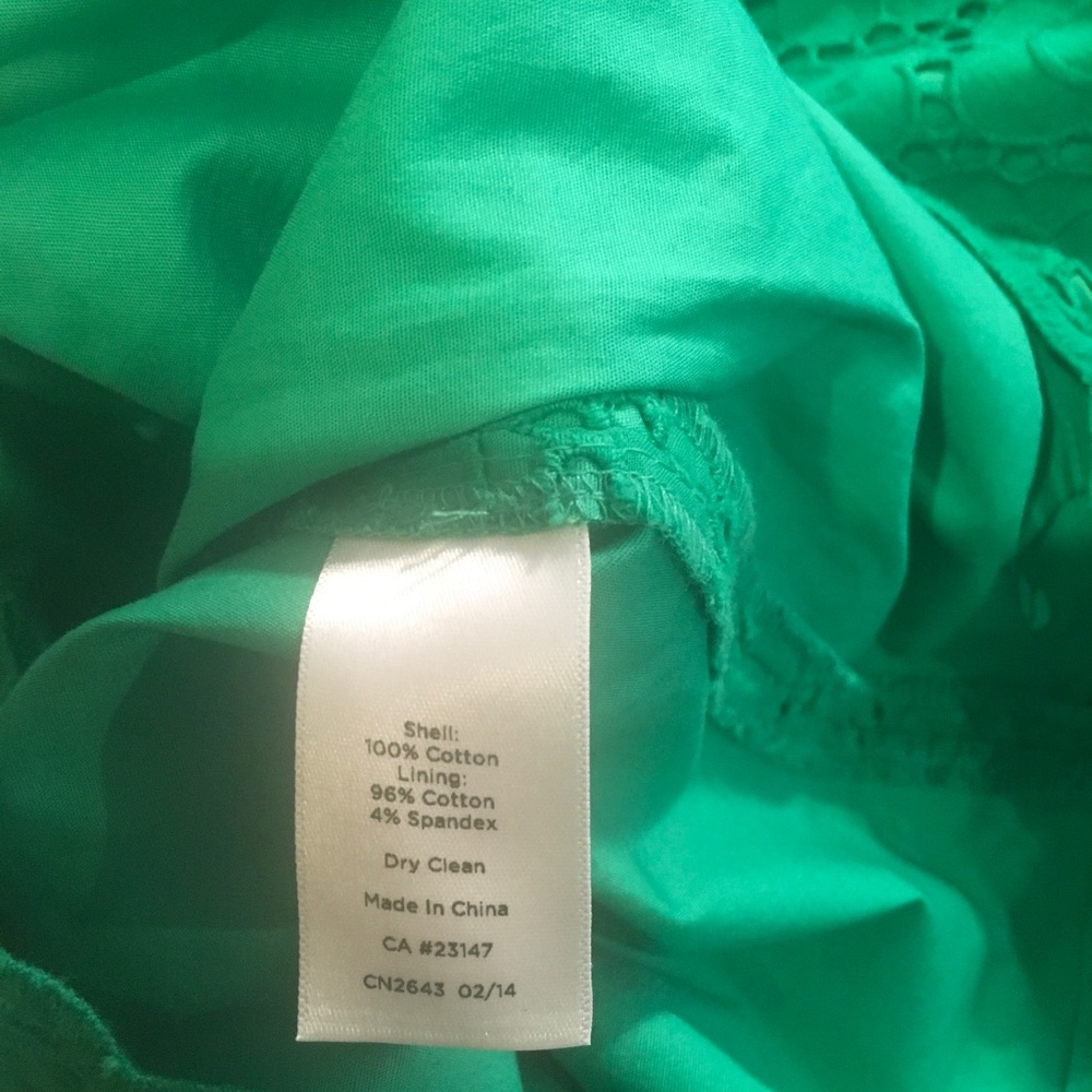 Talbots Cutwork Shift Dress 4 FREE SHIP - Picture 4 of 5
